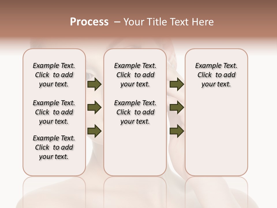 Clean Face Woman Cosmetics PowerPoint Template