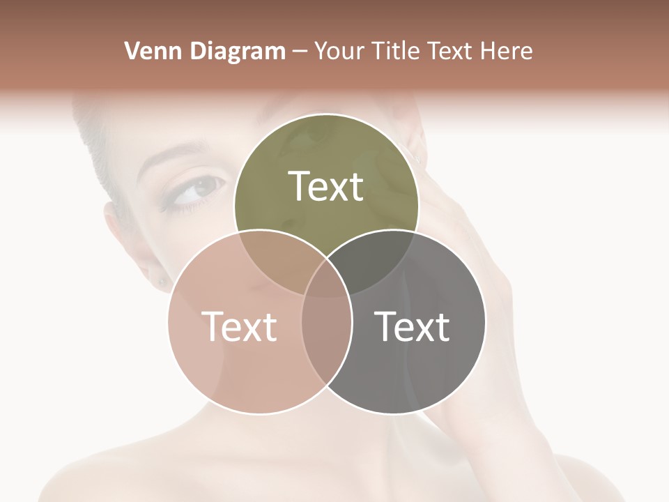 Clean Face Woman Cosmetics PowerPoint Template