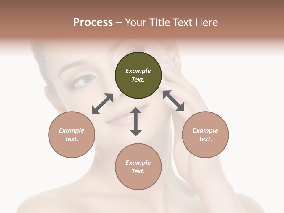 Clean Face Woman Cosmetics PowerPoint Template