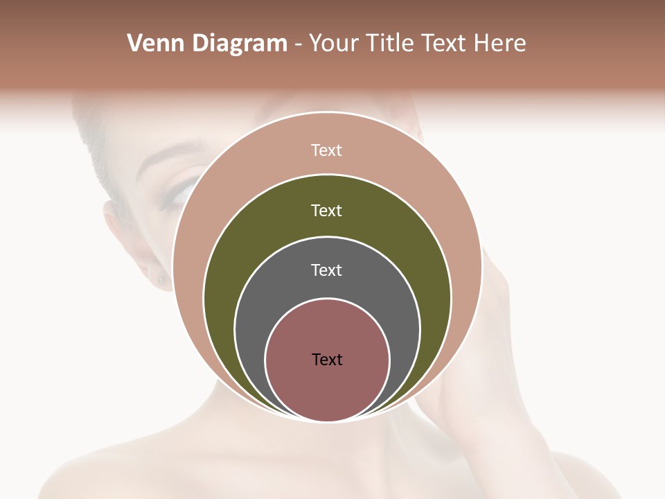 Clean Face Woman Cosmetics PowerPoint Template