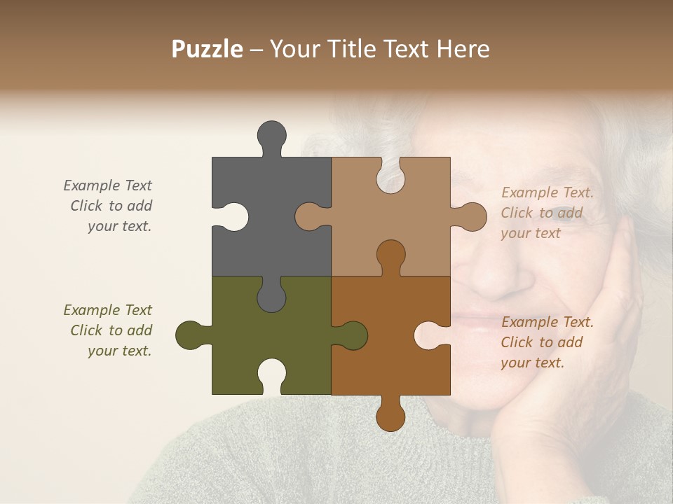 Old S Disabled PowerPoint Template