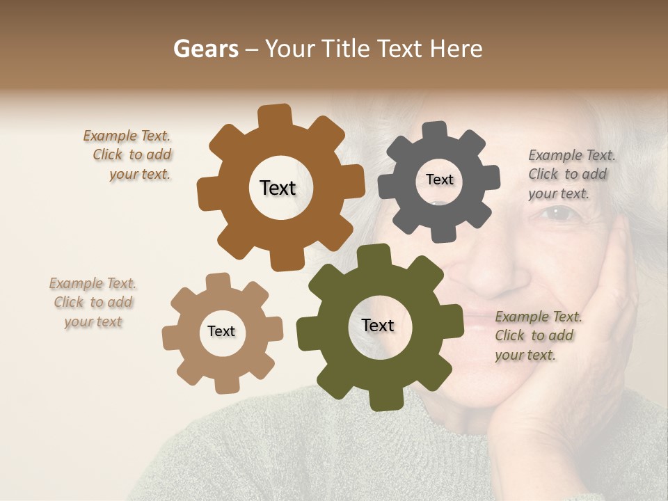 Old S Disabled PowerPoint Template