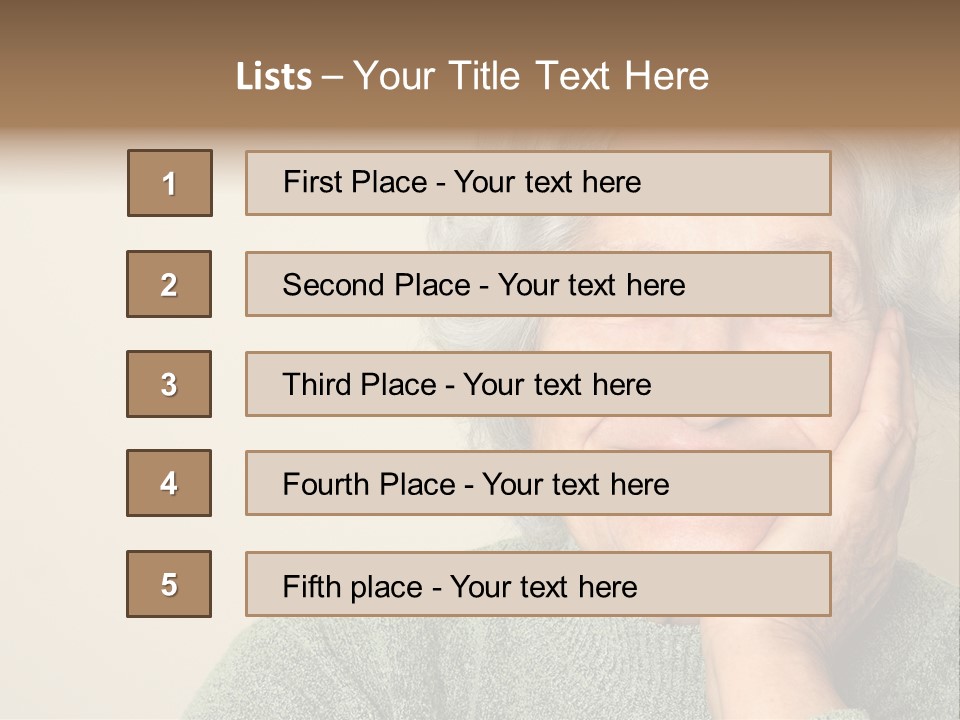 Old S Disabled PowerPoint Template