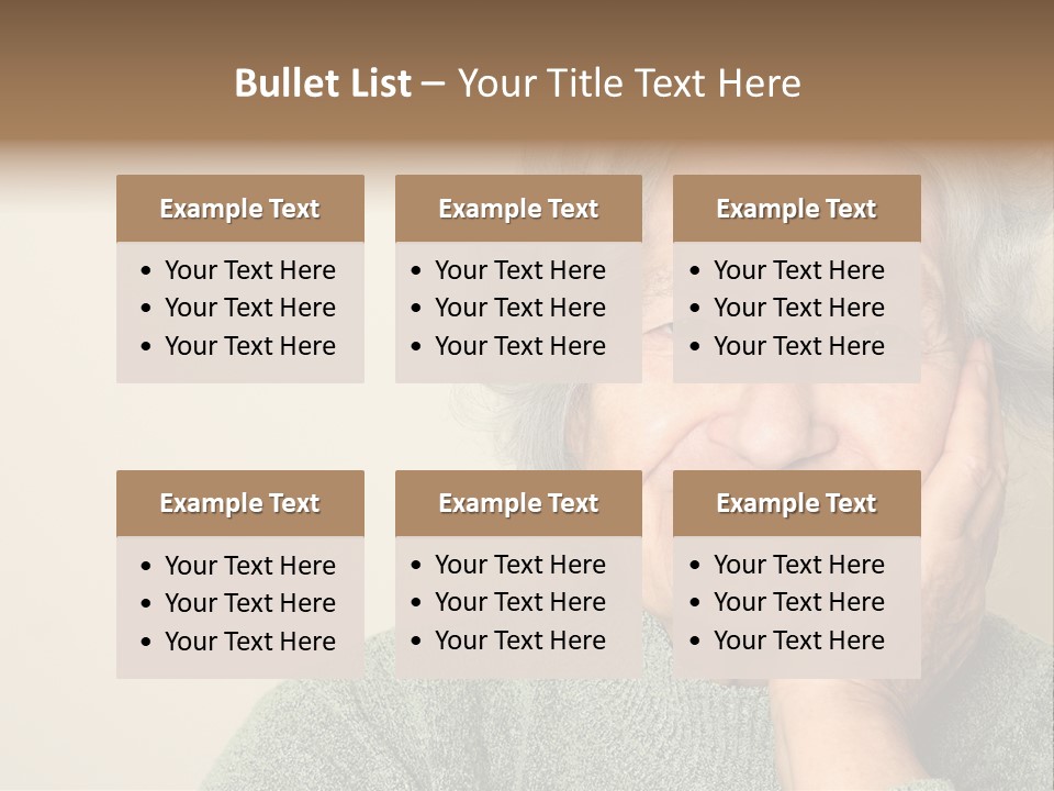 Old S Disabled PowerPoint Template