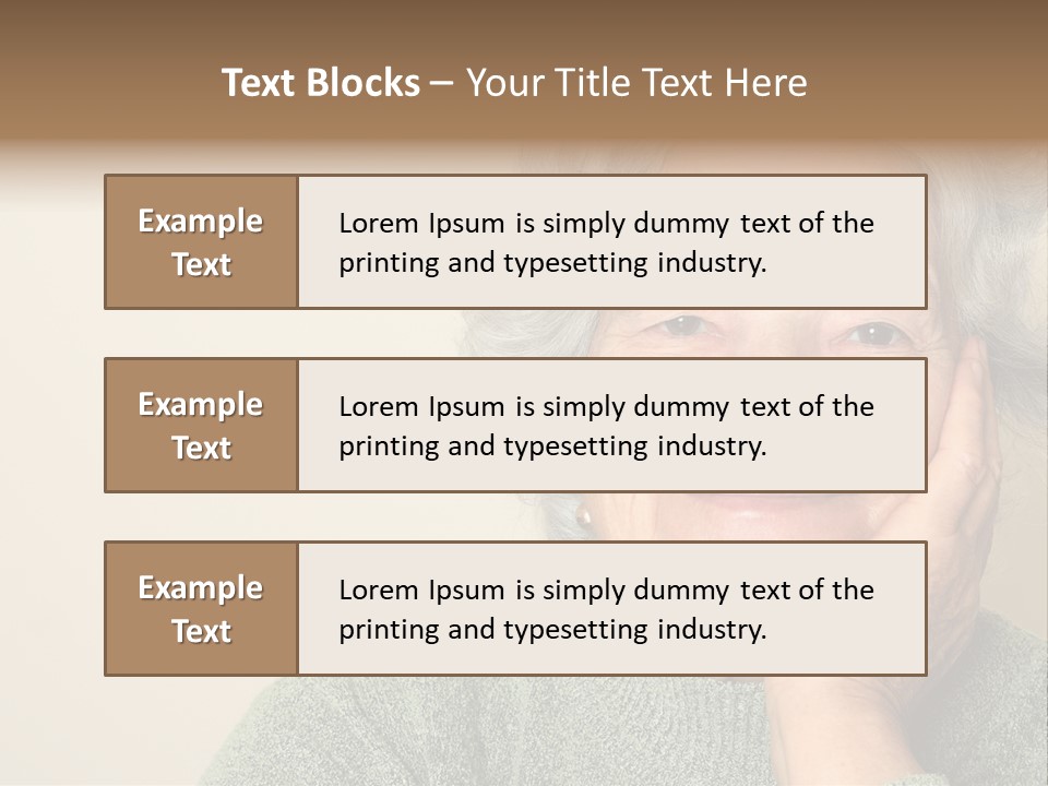 Old S Disabled PowerPoint Template