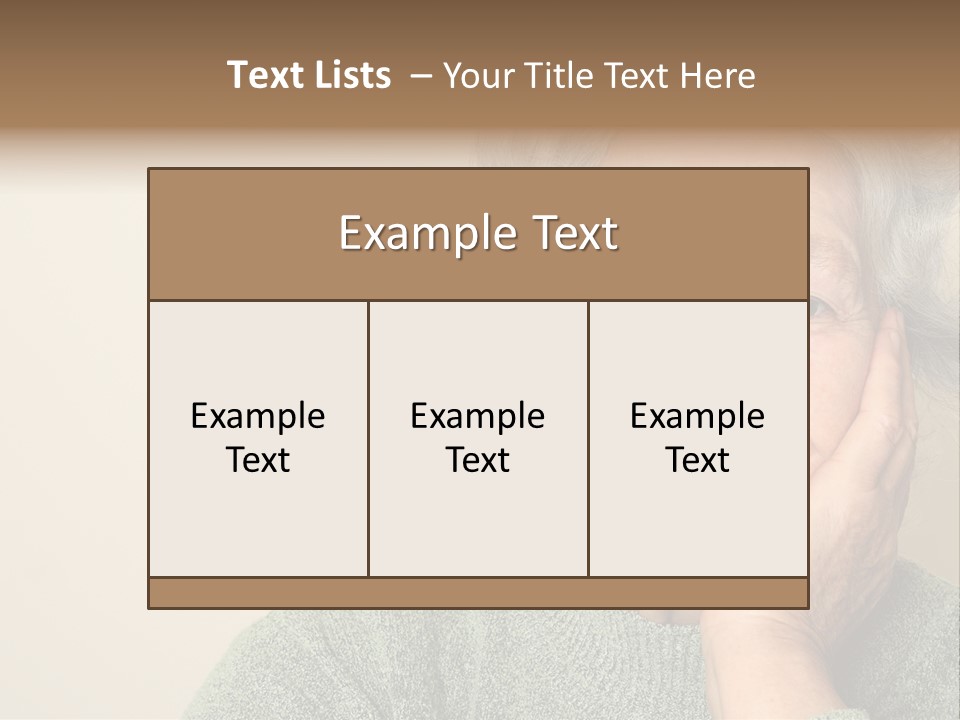 Old S Disabled PowerPoint Template