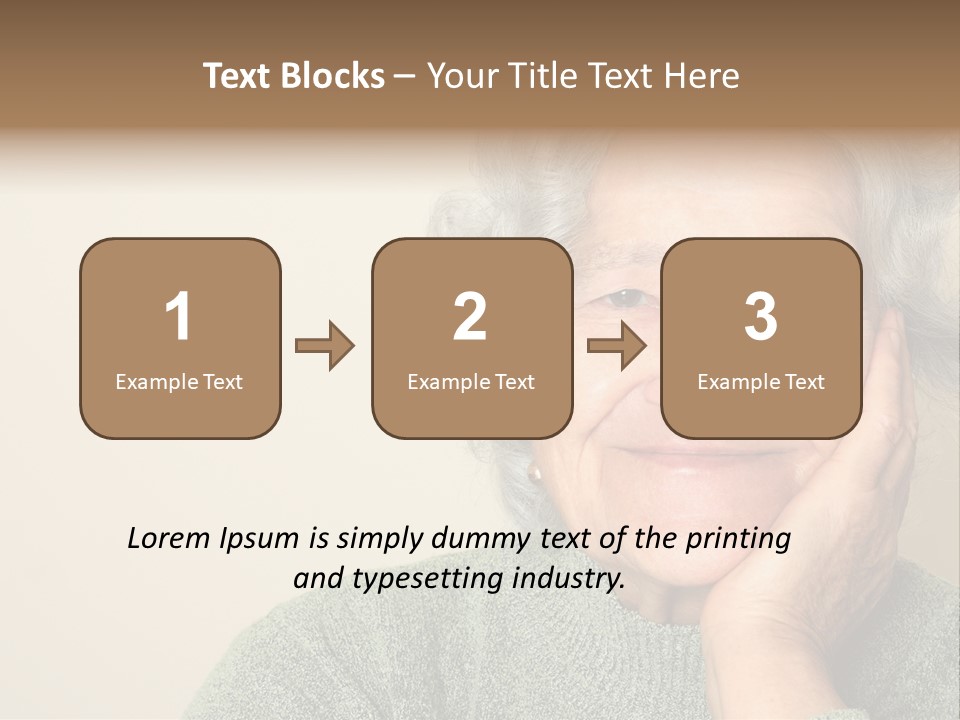 Old S Disabled PowerPoint Template