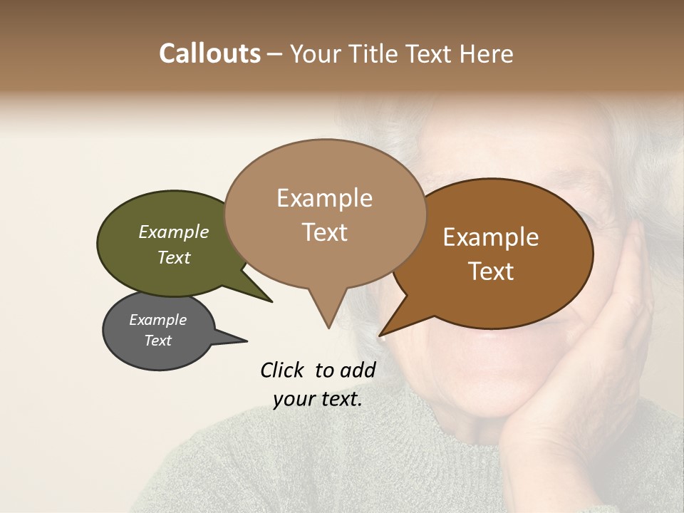 Old S Disabled PowerPoint Template