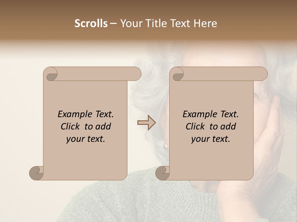 Old S Disabled PowerPoint Template