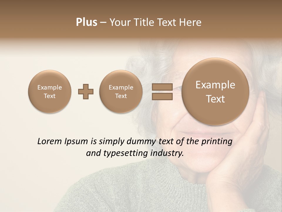 Old S Disabled PowerPoint Template