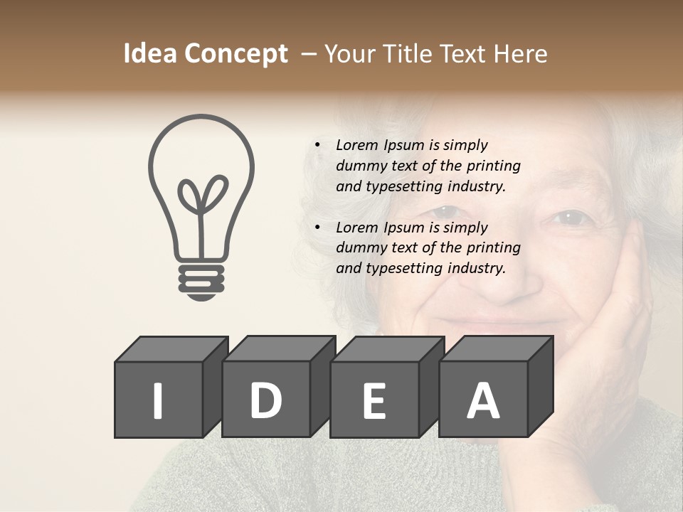 Old S Disabled PowerPoint Template
