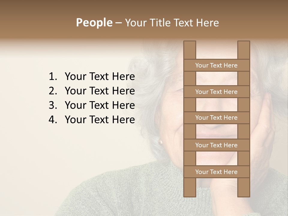 Old S Disabled PowerPoint Template