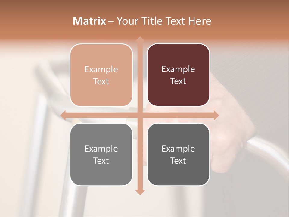 Walking Hospital People PowerPoint Template