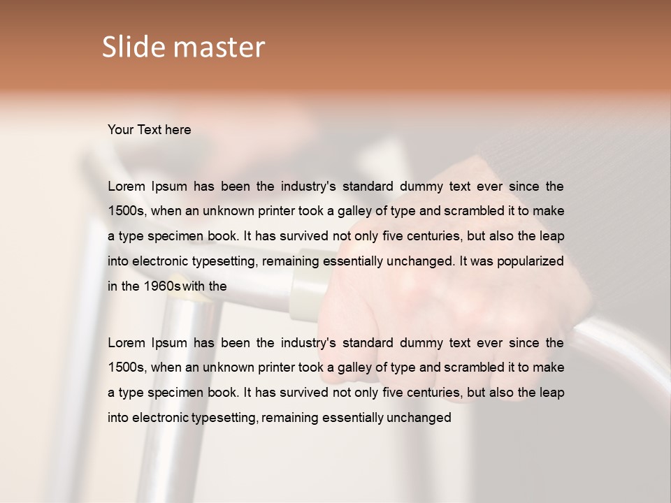 Walking Hospital People PowerPoint Template