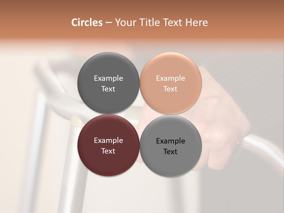 Walking Hospital People PowerPoint Template