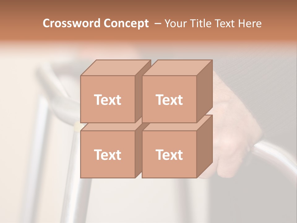 Walking Hospital People PowerPoint Template