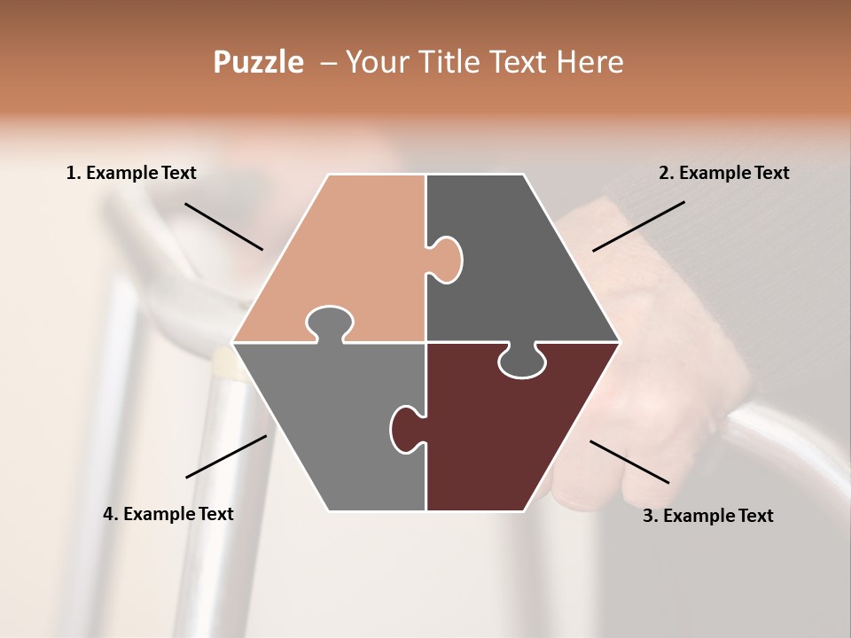 Walking Hospital People PowerPoint Template