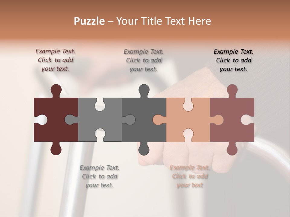 Walking Hospital People PowerPoint Template