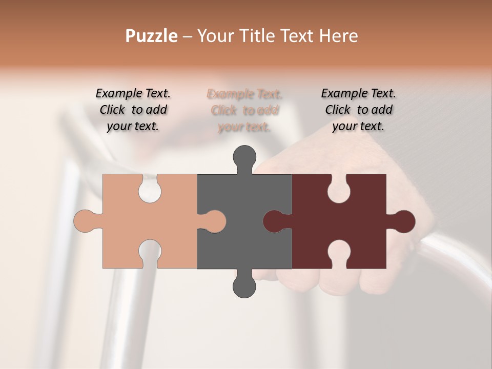 Walking Hospital People PowerPoint Template