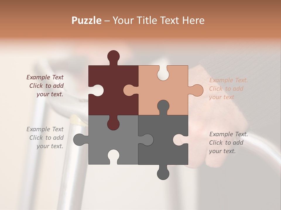 Walking Hospital People PowerPoint Template