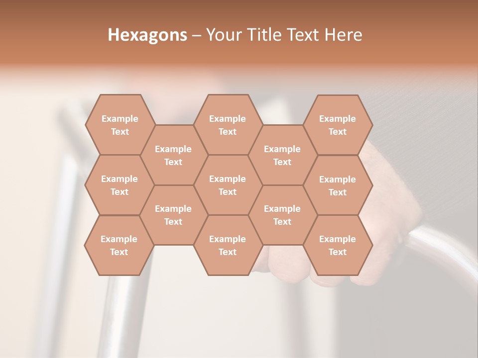 Walking Hospital People PowerPoint Template