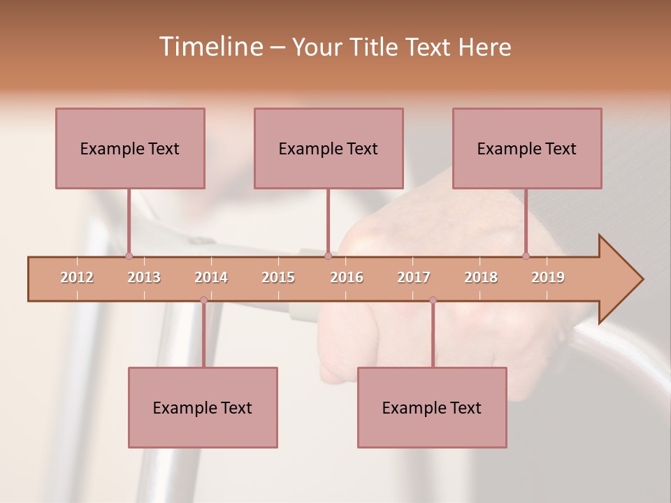 Walking Hospital People PowerPoint Template