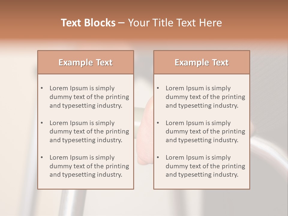 Walking Hospital People PowerPoint Template