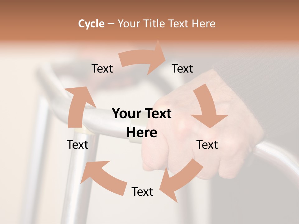 Walking Hospital People PowerPoint Template