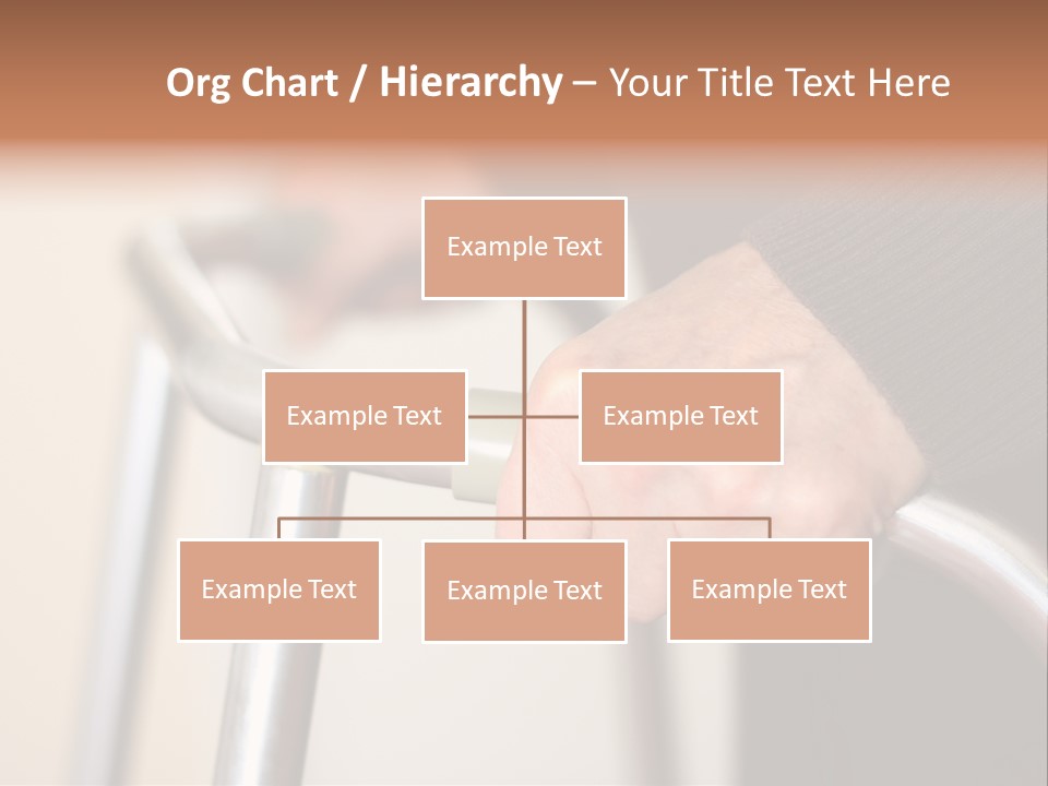 Walking Hospital People PowerPoint Template