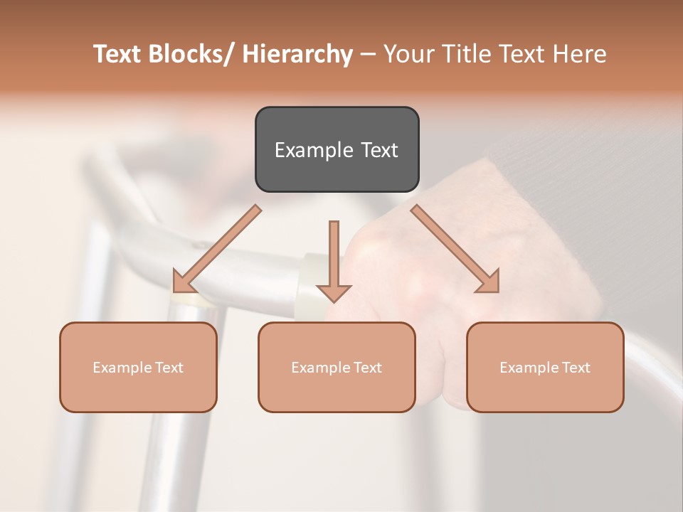 Walking Hospital People PowerPoint Template