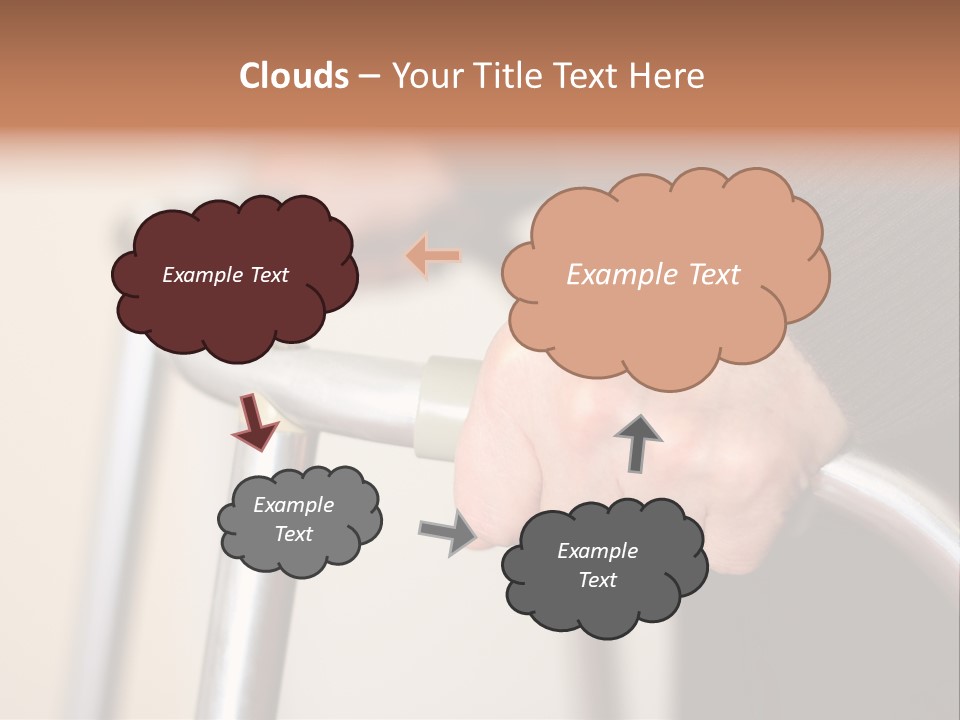 Walking Hospital People PowerPoint Template