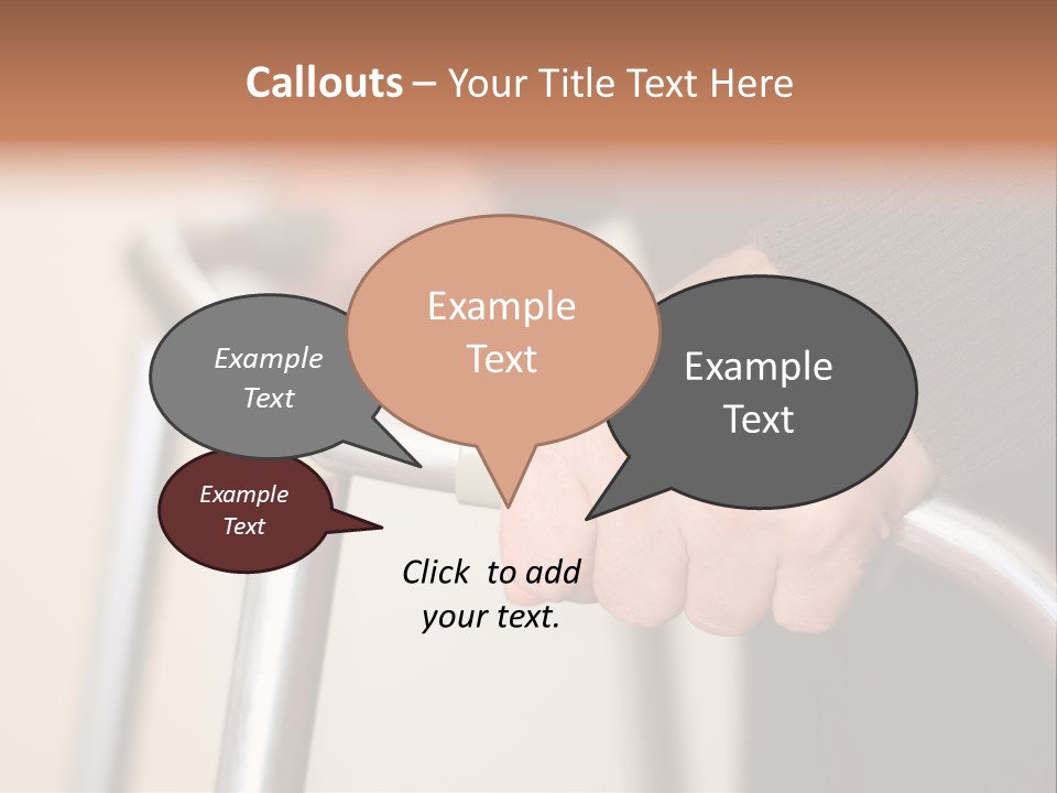 Walking Hospital People PowerPoint Template