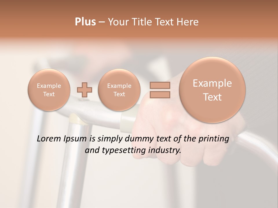 Walking Hospital People PowerPoint Template