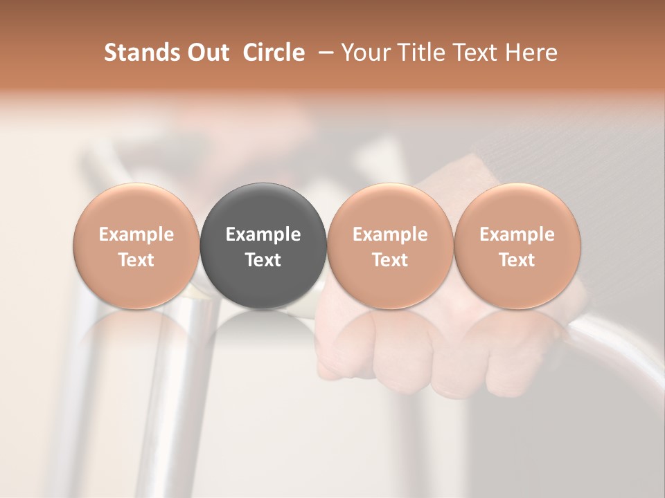 Walking Hospital People PowerPoint Template