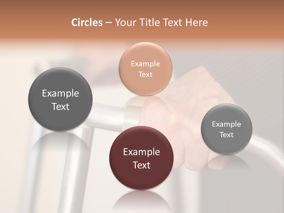 Walking Hospital People PowerPoint Template