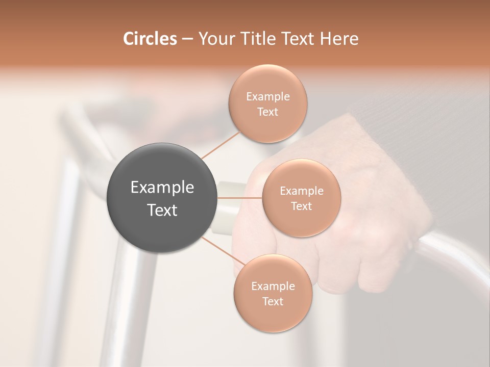 Walking Hospital People PowerPoint Template