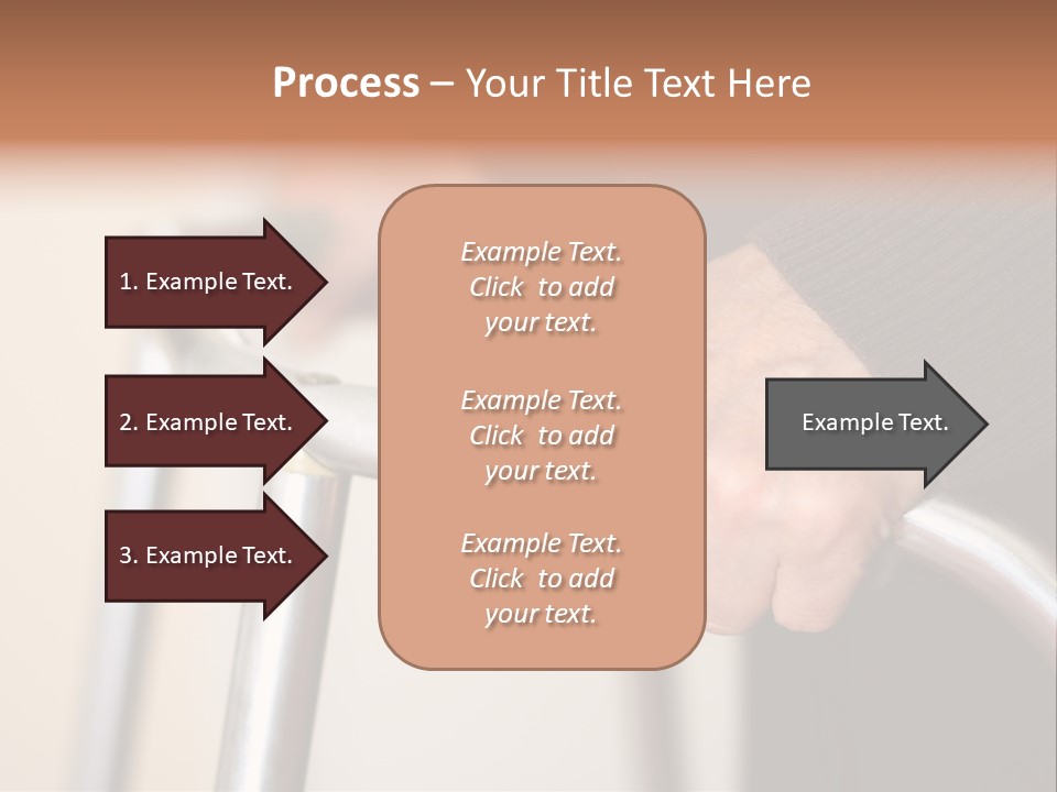 Walking Hospital People PowerPoint Template