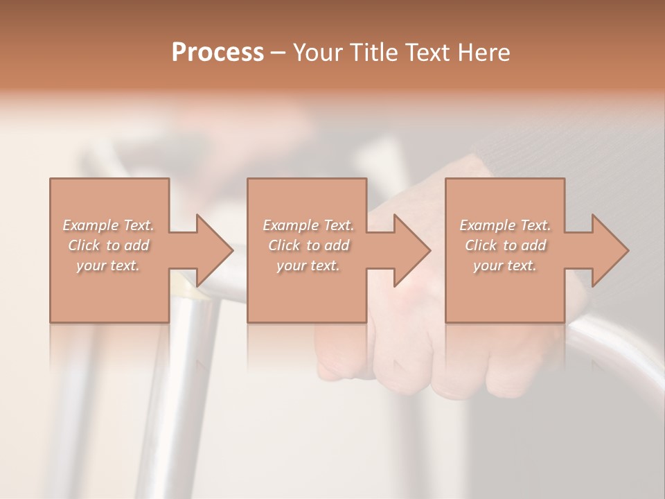 Walking Hospital People PowerPoint Template