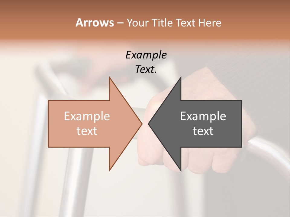 Walking Hospital People PowerPoint Template