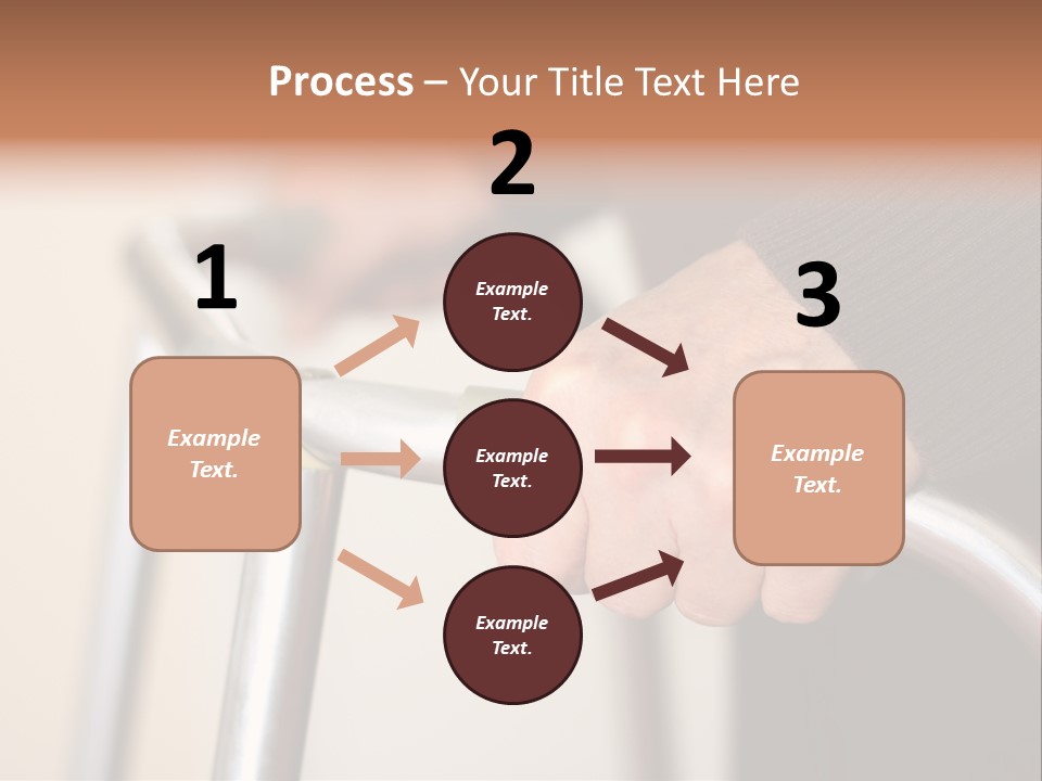 Walking Hospital People PowerPoint Template