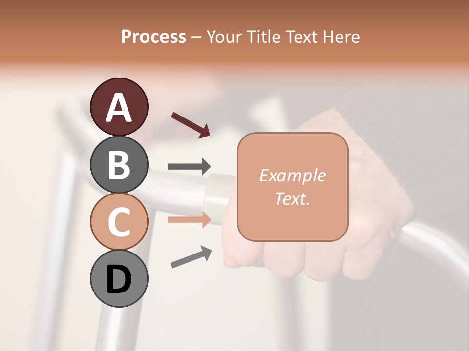 Walking Hospital People PowerPoint Template