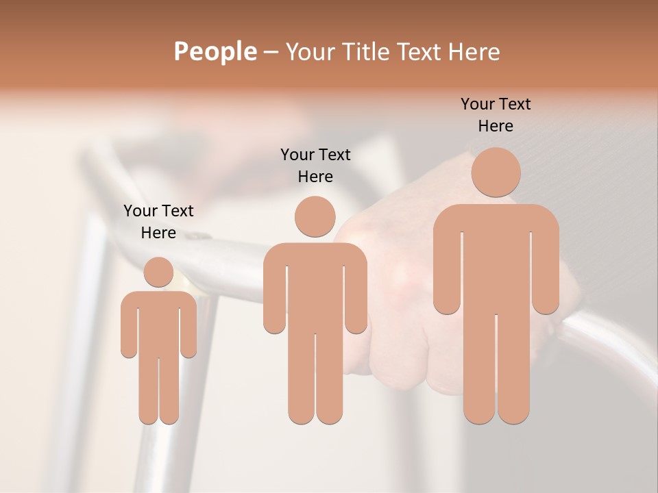 Walking Hospital People PowerPoint Template