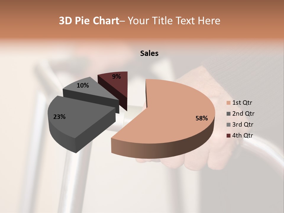Walking Hospital People PowerPoint Template