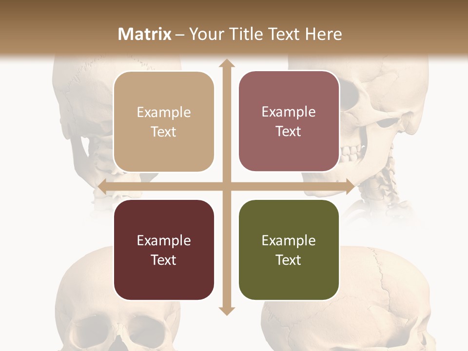 Human Object Black PowerPoint Template