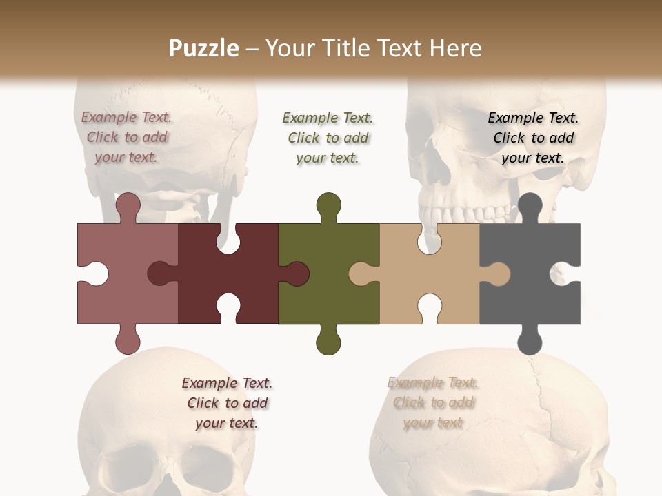 Human Object Black PowerPoint Template