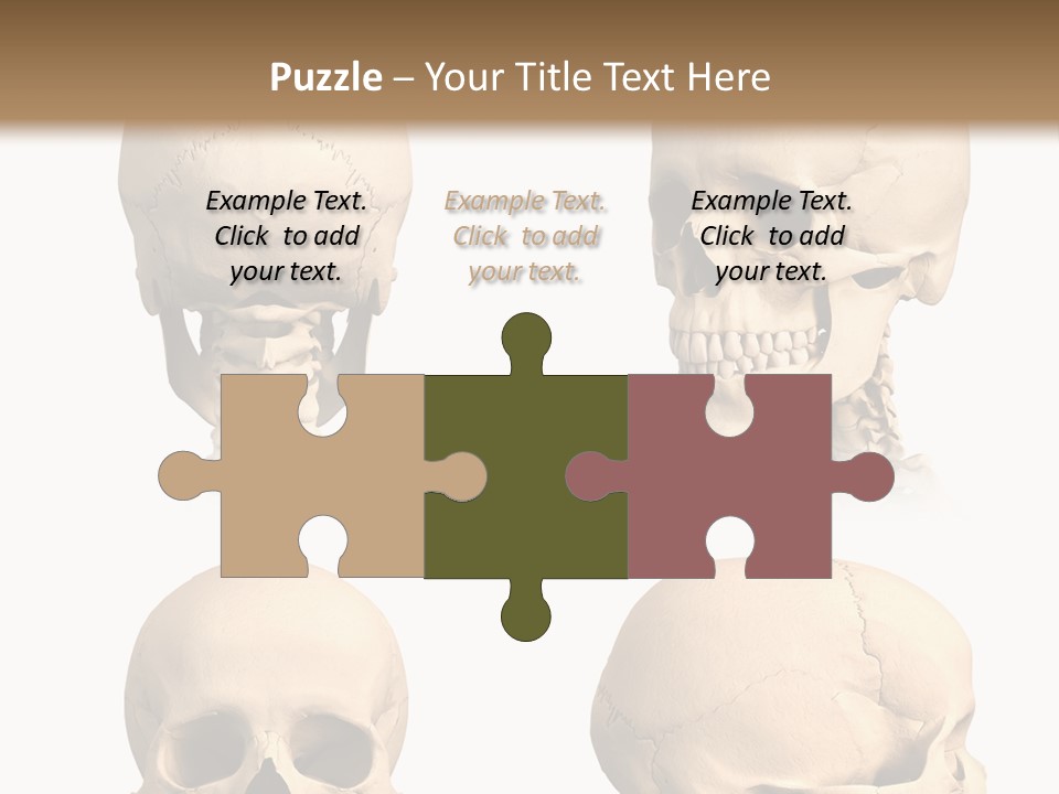 Human Object Black PowerPoint Template