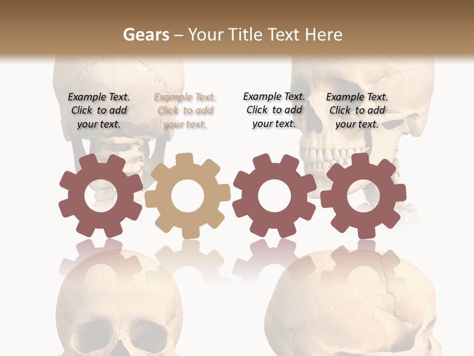 Human Object Black PowerPoint Template