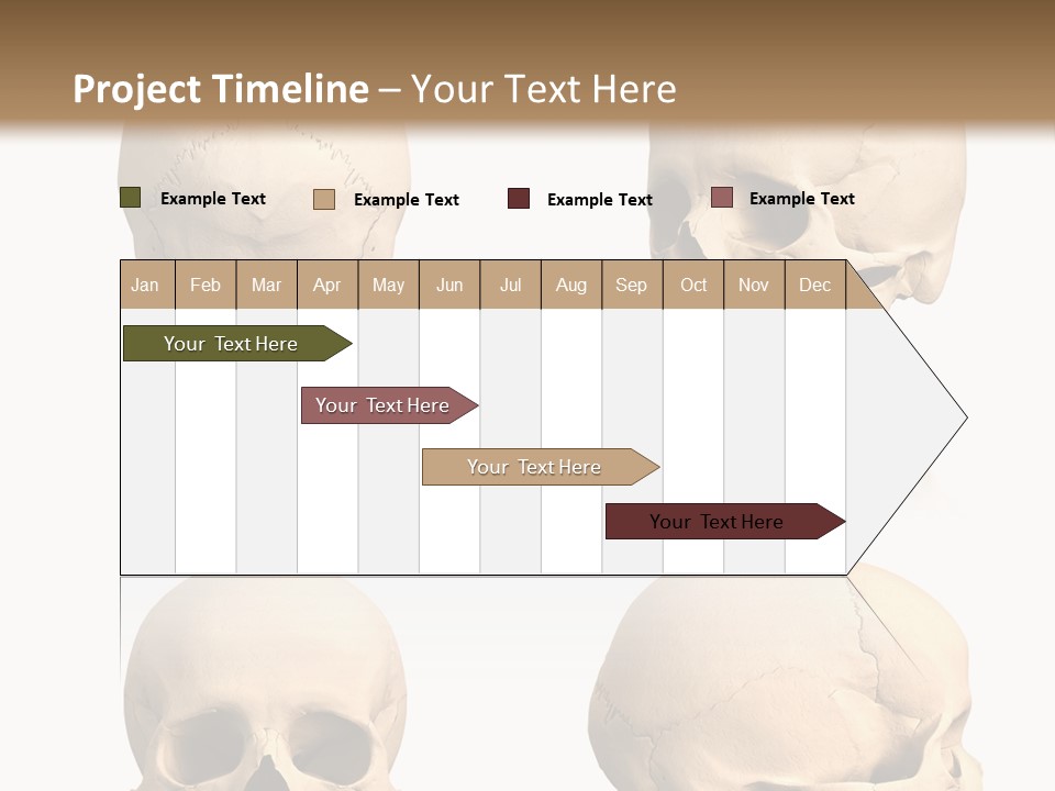 Human Object Black PowerPoint Template