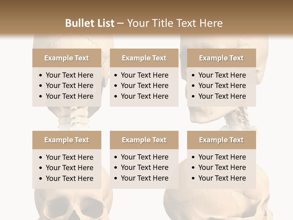 Human Object Black PowerPoint Template