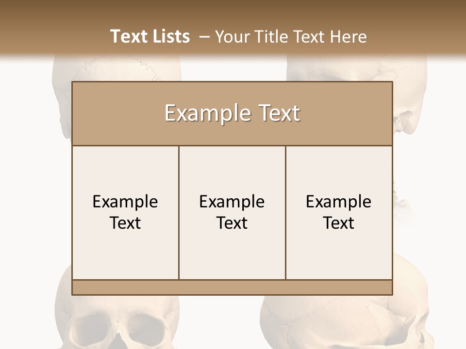 Human Object Black PowerPoint Template